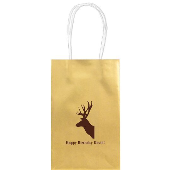 Deer Buck Medium Twisted Handled Bags
